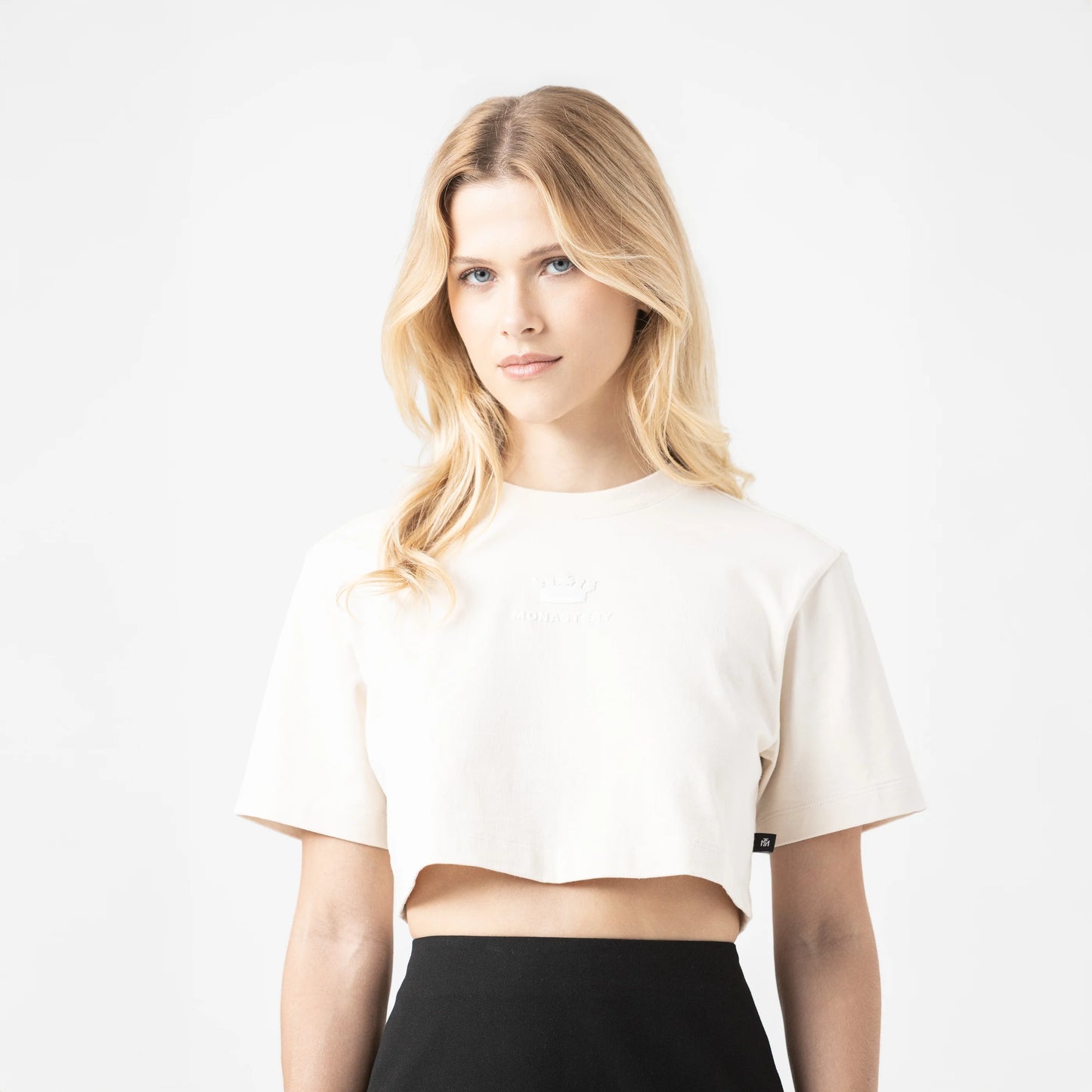 APHRA CROP TOP WHITECAP GRAY MONASTERY