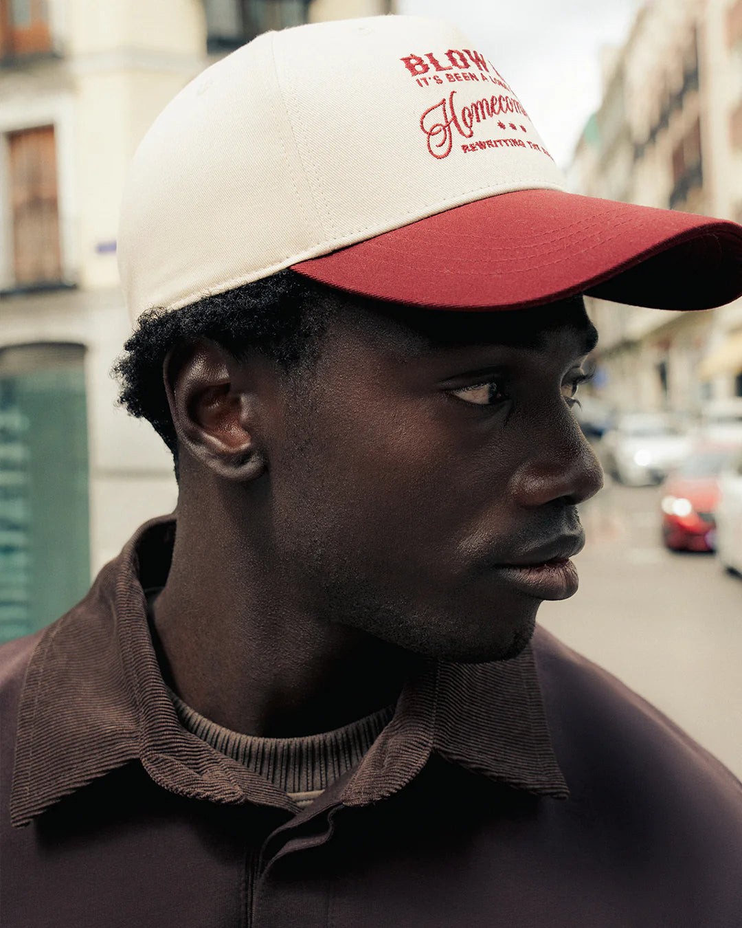 LONG RIDE IVORY RED CAP BLOW UP