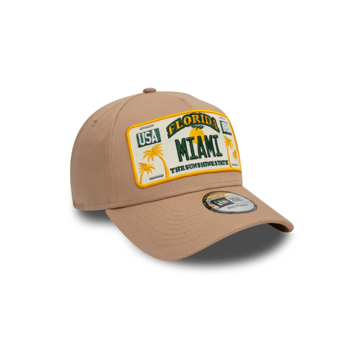 Gorra New Era License Plate 9FORTY AF Ajustable Beige