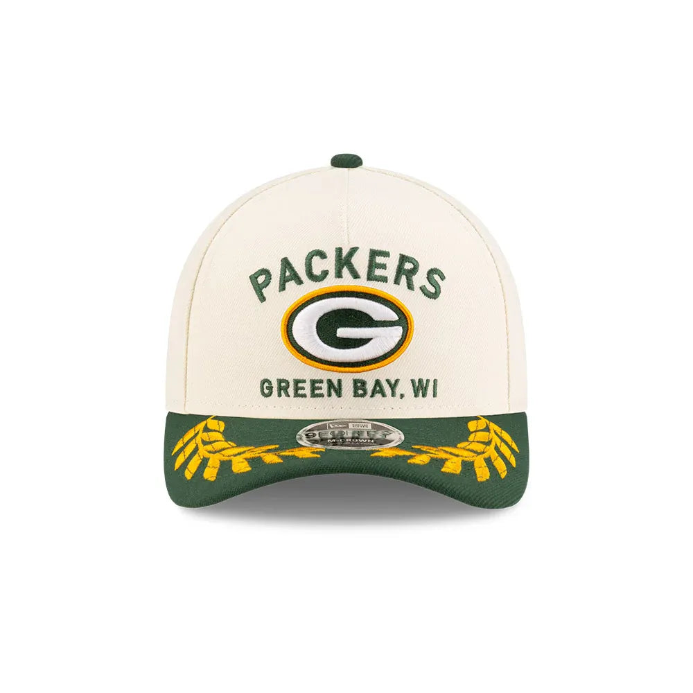 Gorra Green Bay Packers NFL Draft Collection 9FORTY Ajustable Blanca