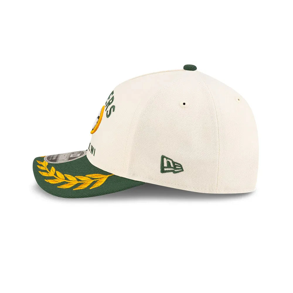 Gorra Green Bay Packers NFL Draft Collection 9FORTY Ajustable Blanca