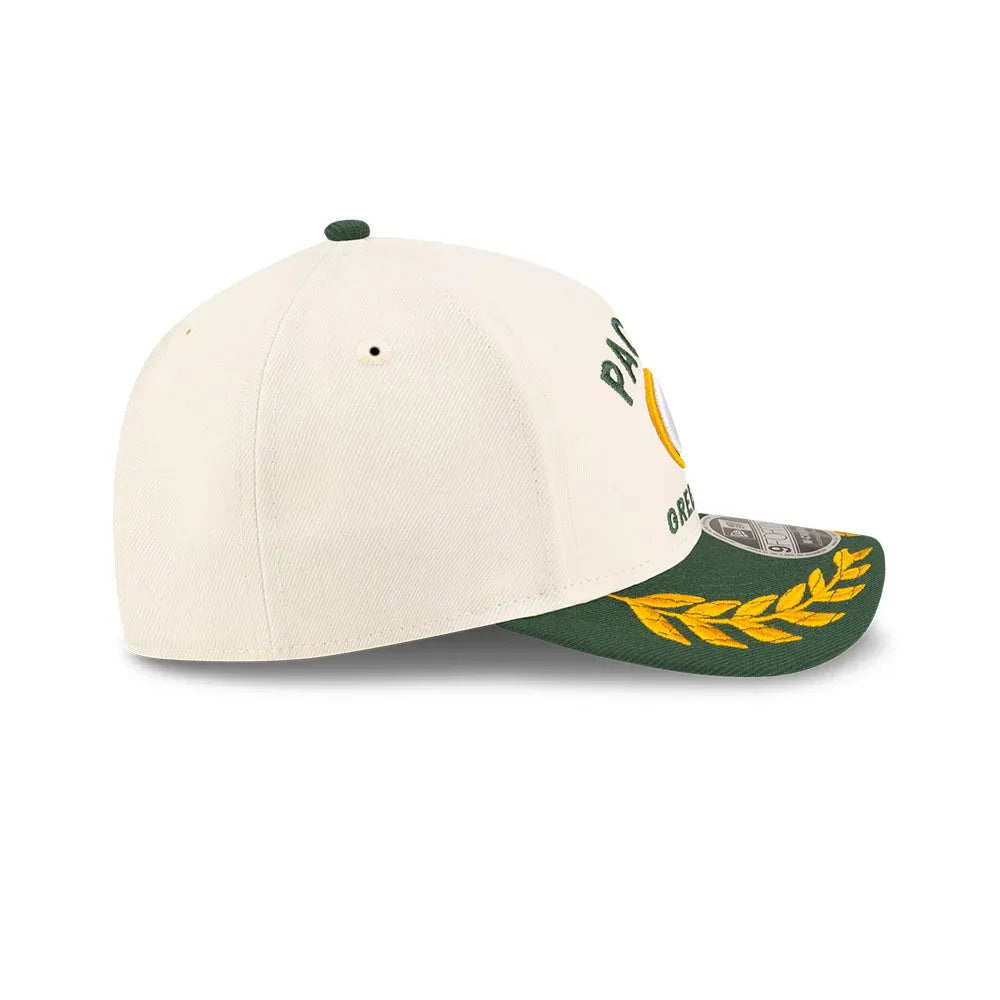 Gorra Green Bay Packers NFL Draft Collection 9FORTY Ajustable Blanca