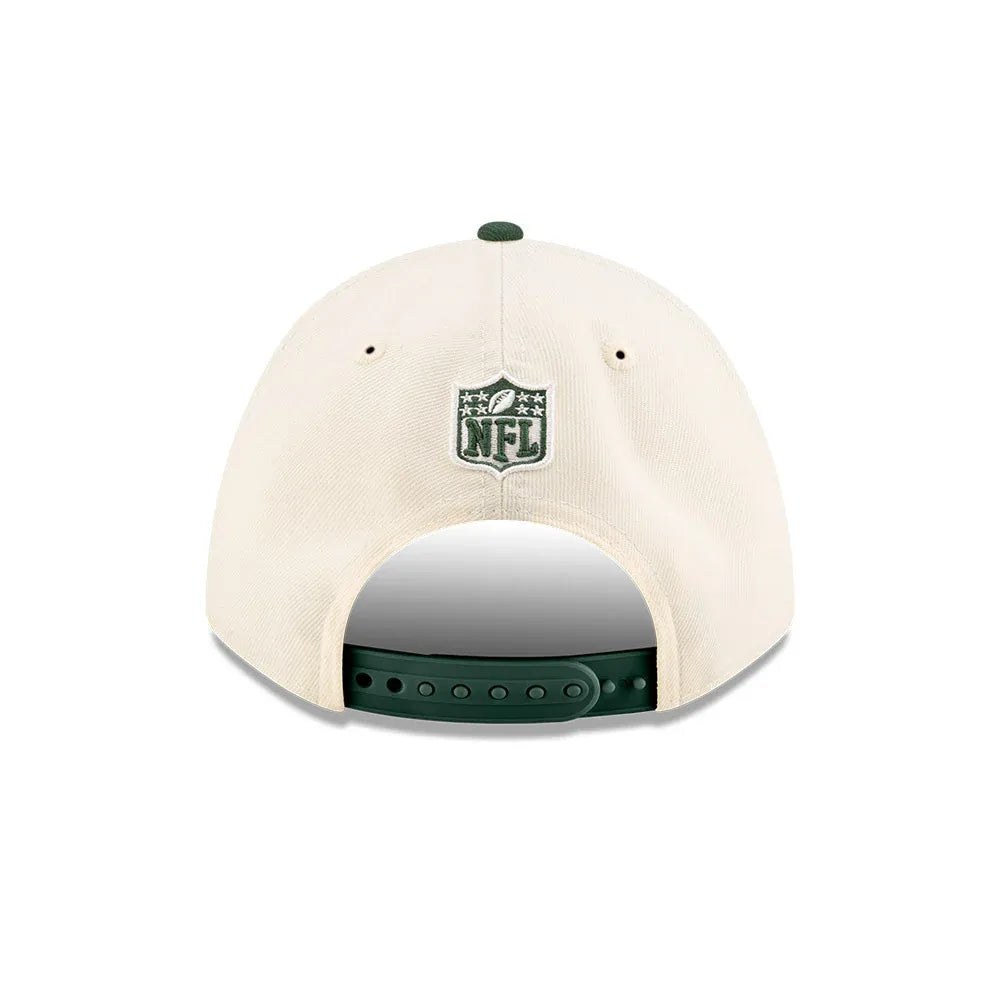 Gorra Green Bay Packers NFL Draft Collection 9FORTY Ajustable Blanca
