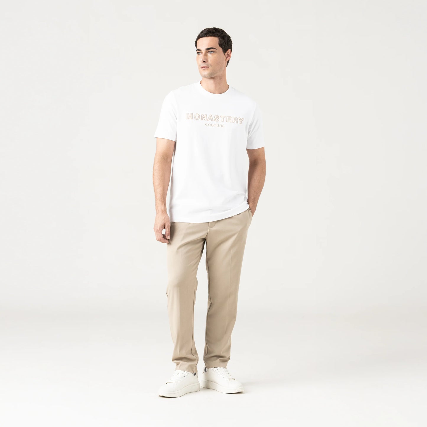 FRIESIAN T-SHIRT MEN WHITE MONASTERY
