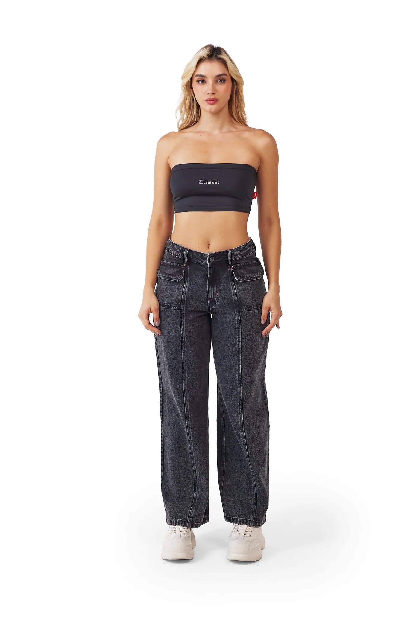 RESA STRAPLESS NEGRO CLEMONT