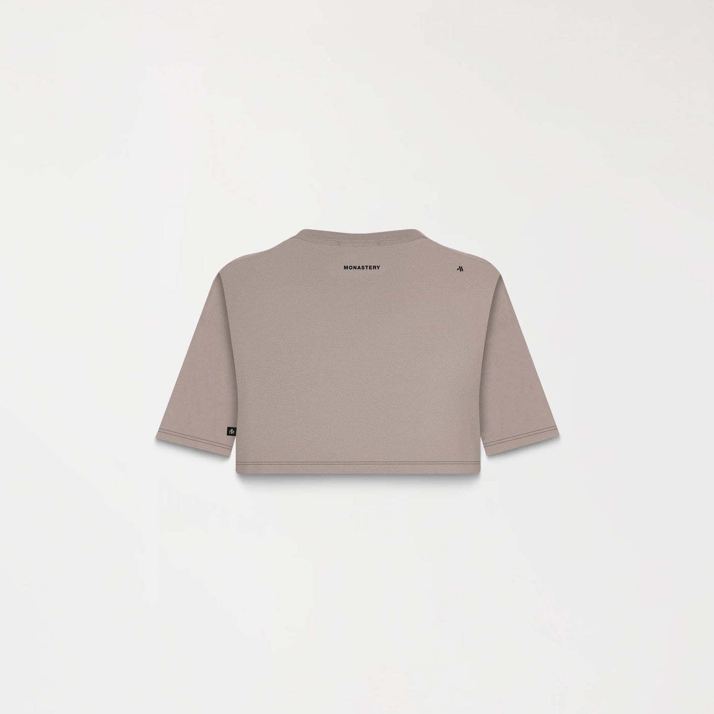 ROISIN CROP TOP TAUPE GRAY MONASTERY