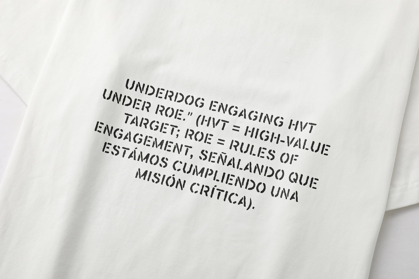 CRITICAL MISSION REGULAR FIT WHITE SON OF SON