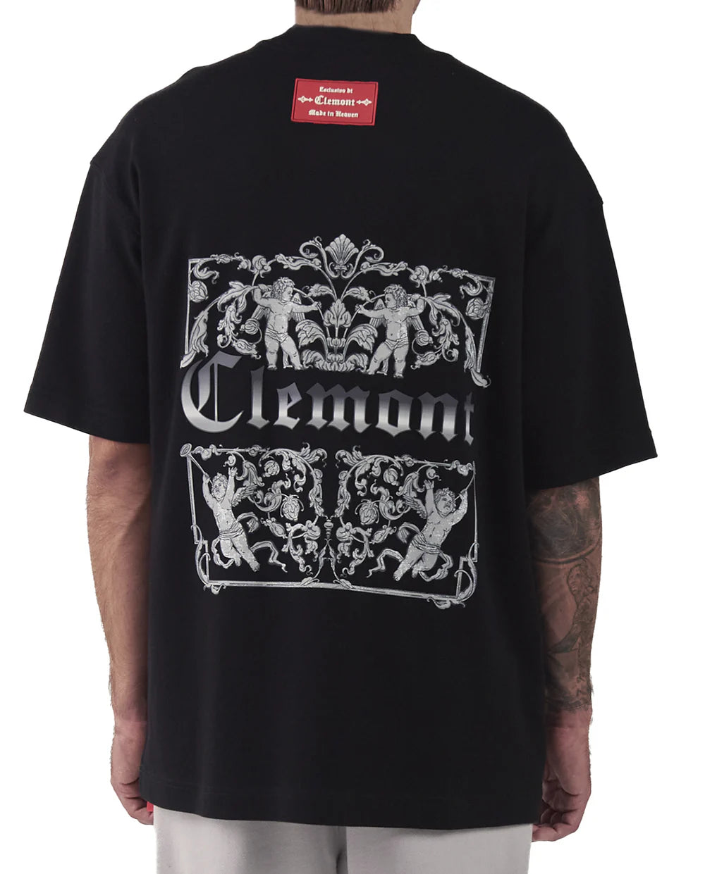 CAMISETA OVERSIZE ARCANGELO BLACK CLEMONT
