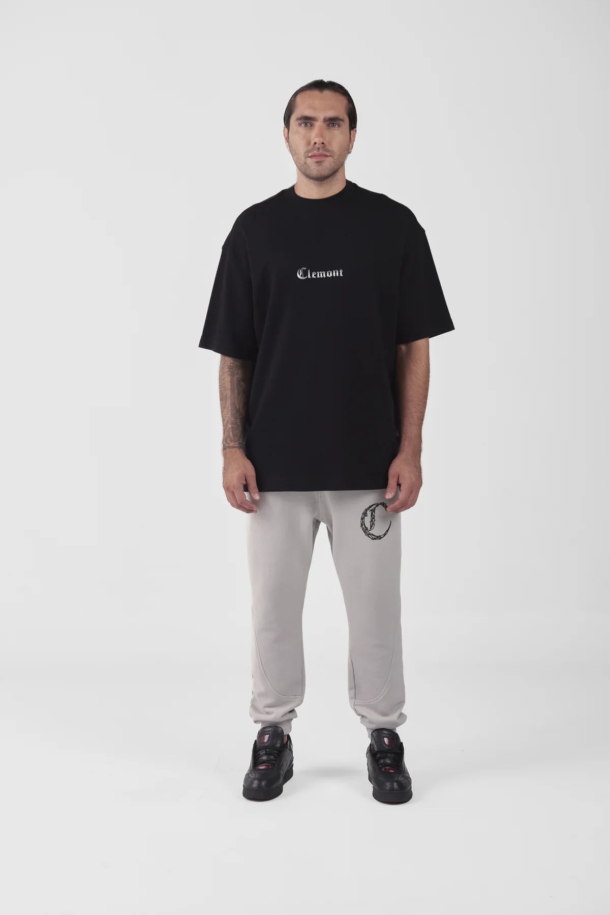 CAMISETA OVERSIZE ARCANGELO BLACK CLEMONT