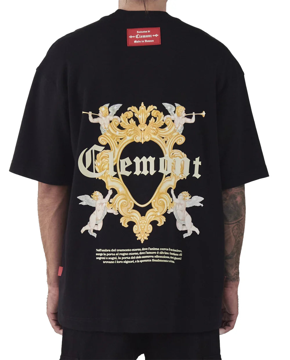 CAMISETA OVERSIZE ILLUMINATO BLACK CLEMONT