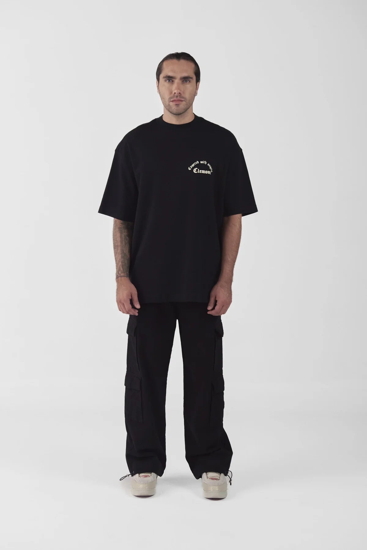 CAMISETA OVERSIZE ILLUMINATO BLACK CLEMONT