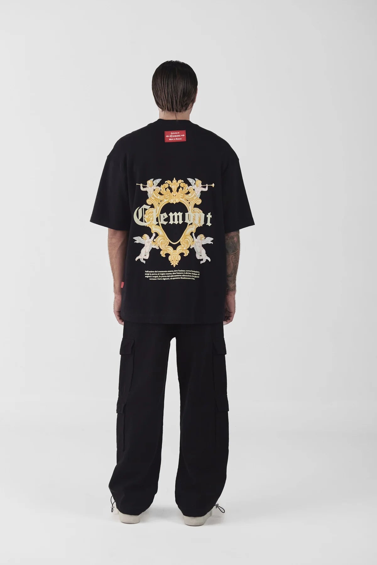 PANTALON CARGO ZEFIRO BLACK CLEMONT
