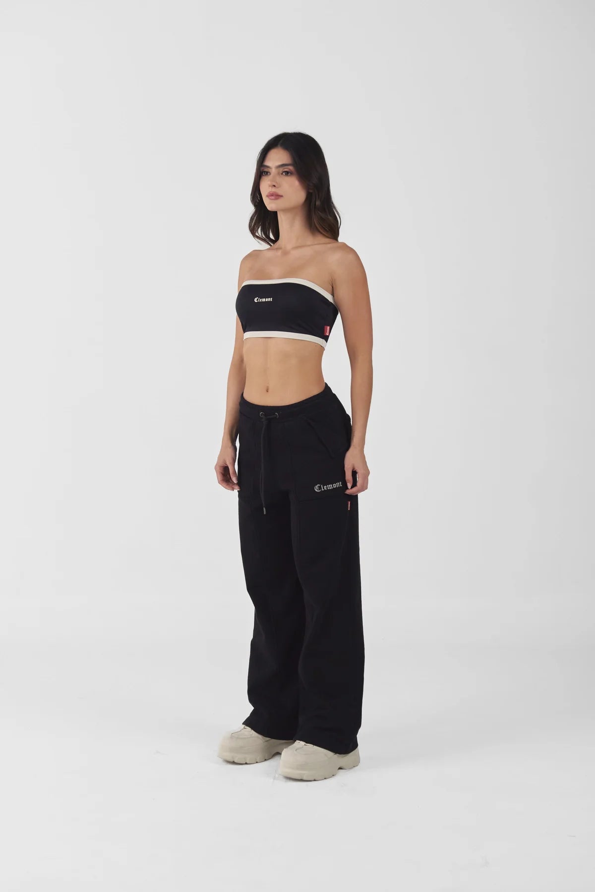 CROP TOP AMETISTA BLACK CLEMONT