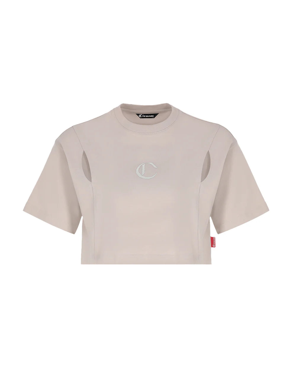 ILLUMINAZIONE CROP TOP OVERSIZE SILVER CLEMONT