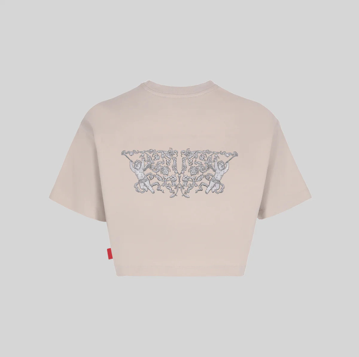 ILLUMINAZIONE CROP TOP OVERSIZE SILVER CLEMONT