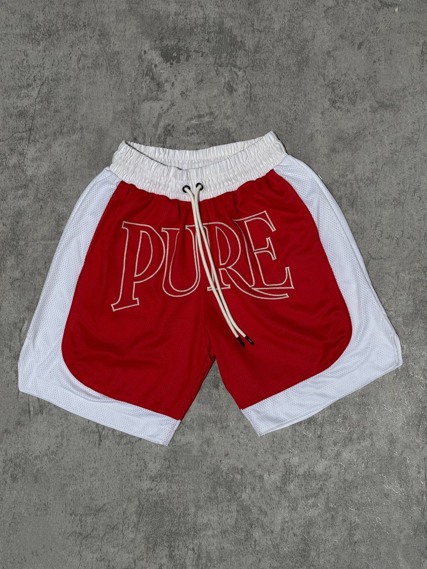 KNOCKOUT RED SHORTS