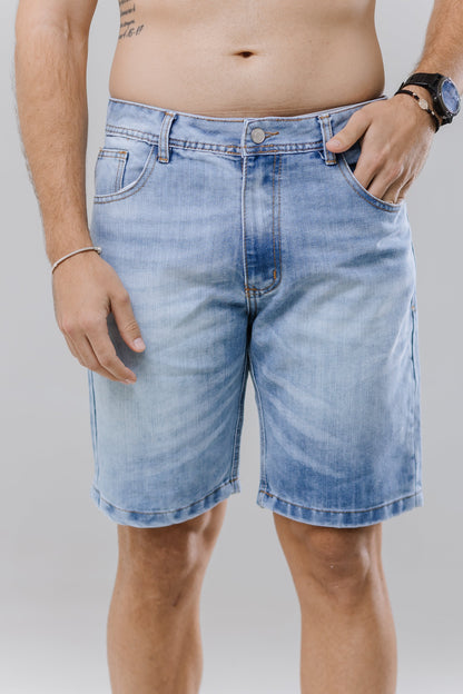 BERMUDA LIGTH PURPLE DENIM