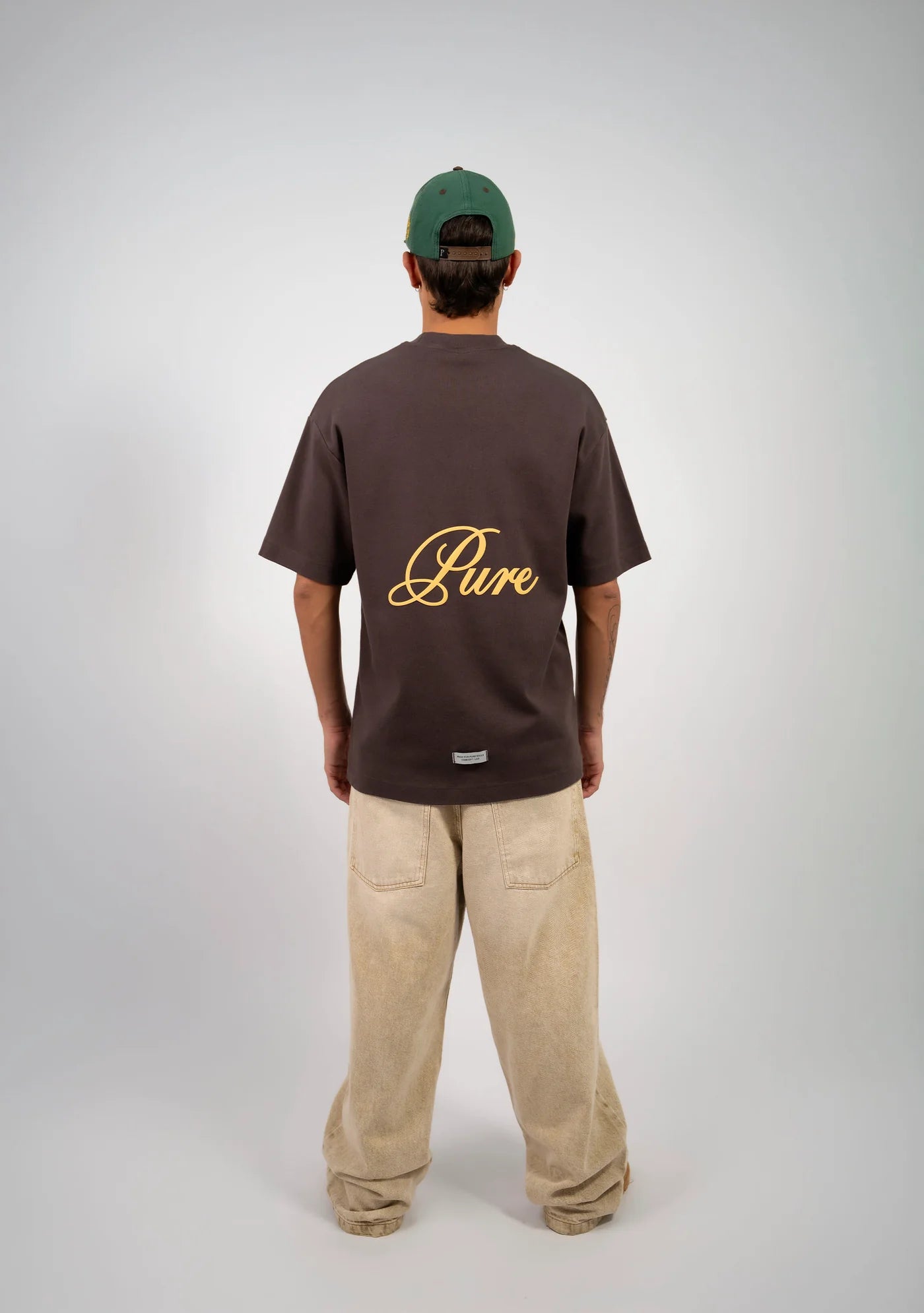 BROWN LOGO OVERSIZE PURE