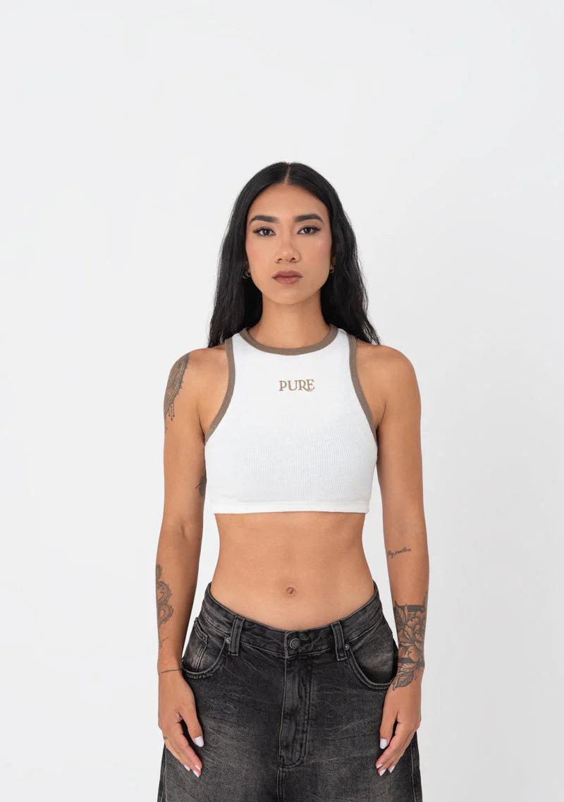 ATELIER CROP TOP MARFIL PURE