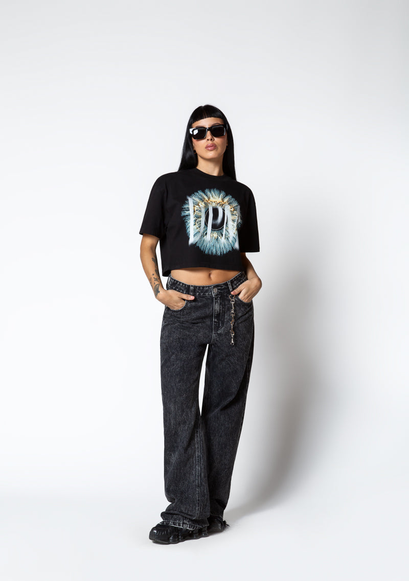 DOPAMINE BLACK EYE CROP TOP PURE