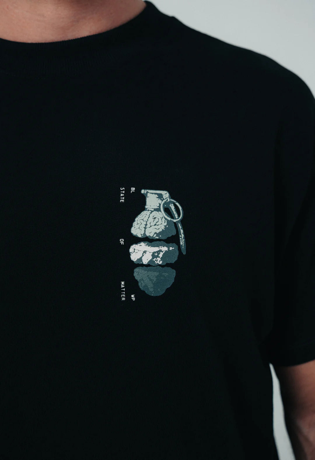 Regular Fit T-Shirt Black Blow Up