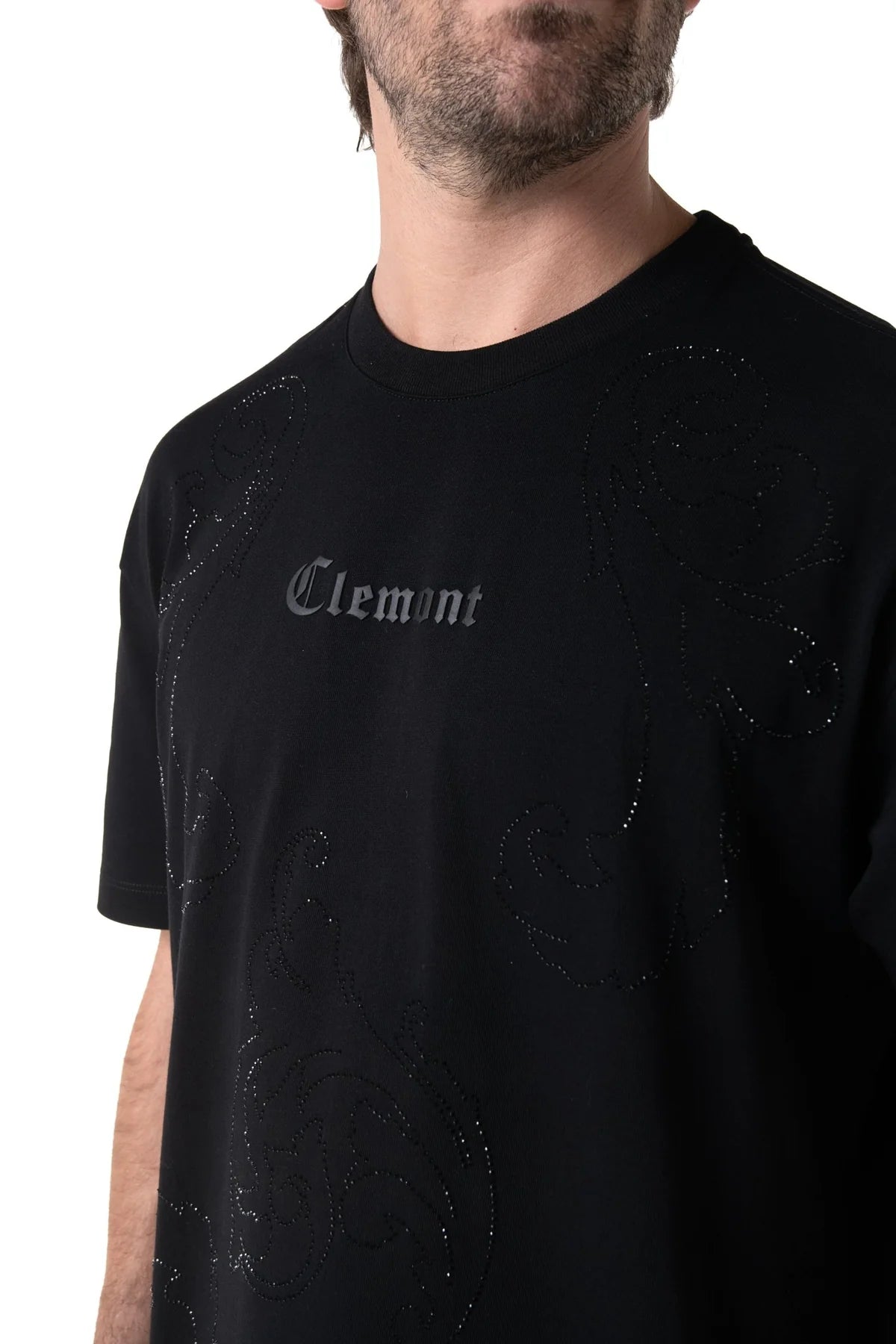 RILASCIO T-SHIRT NEGRO CLEMONT