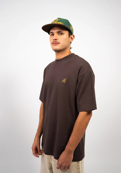 BROWN LOGO OVERSIZE PURE