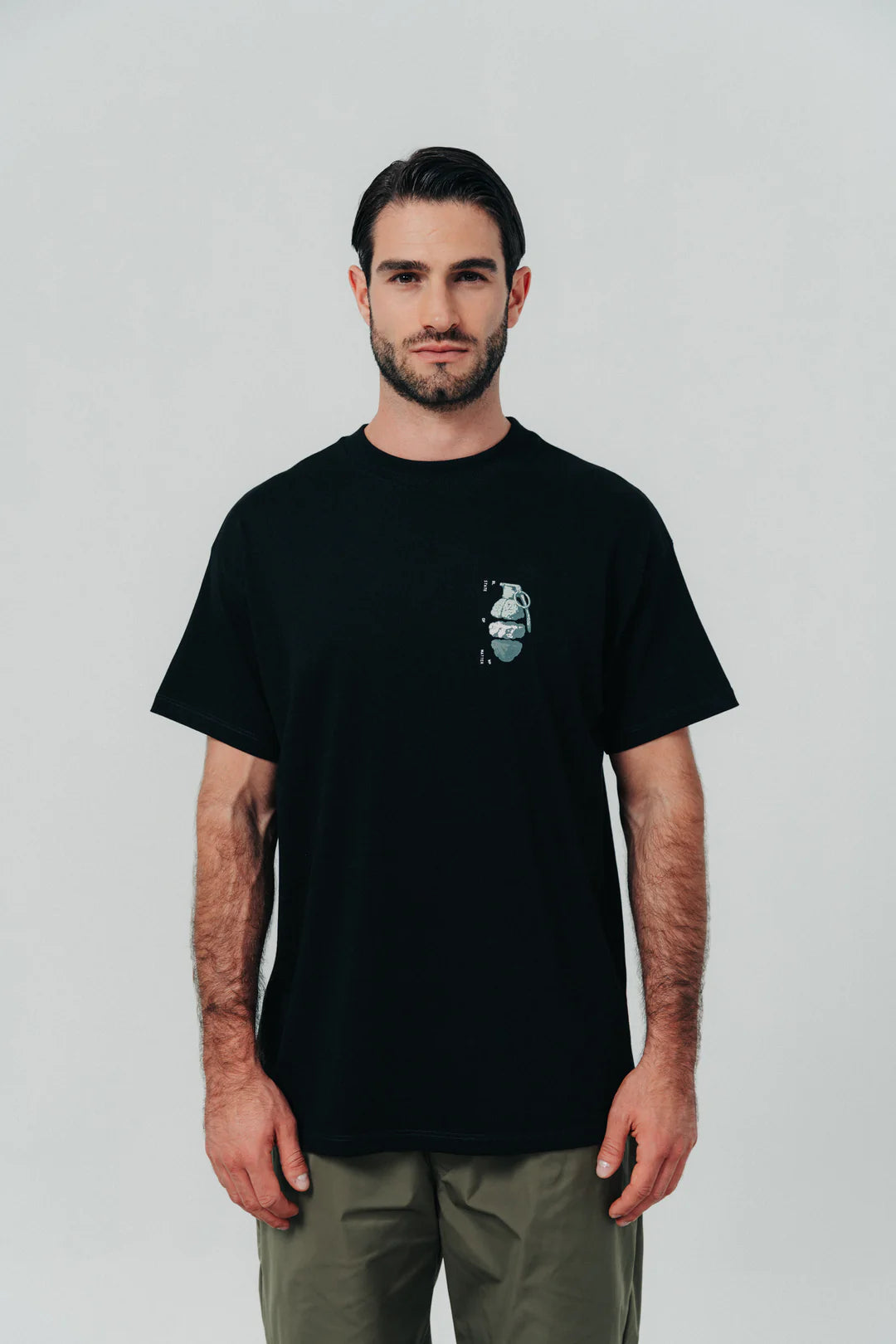 Regular Fit T-Shirt Black Blow Up