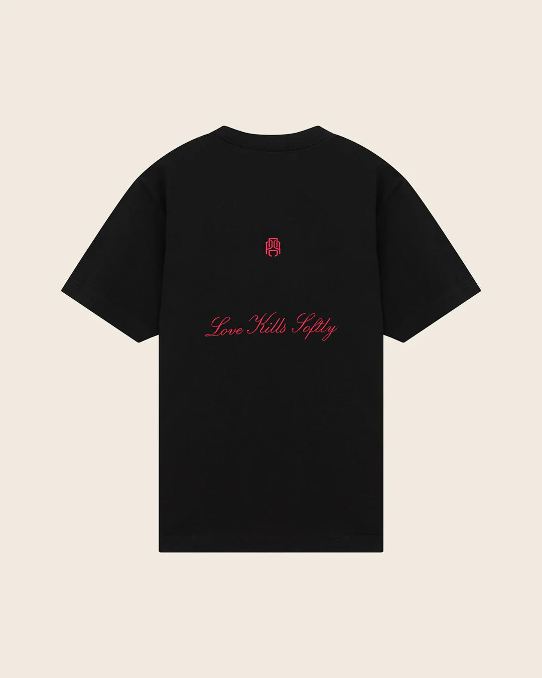 VELVET T-SHIRT OVERSIZED BLACK AP CROWN