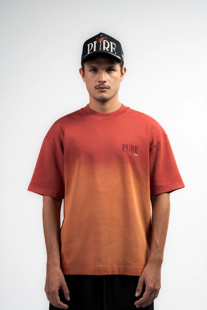 OVERDRIVE WASHED CLAY RED OVERSIZED PURE