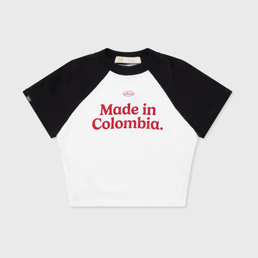 COLOMBIA BABY TEE BLACK TRUE