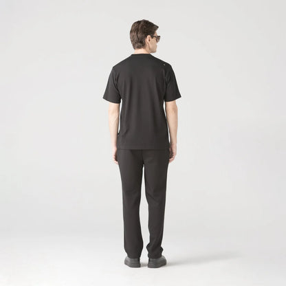 POUZIA T-SHIRT MEN BLACK MONASTERY