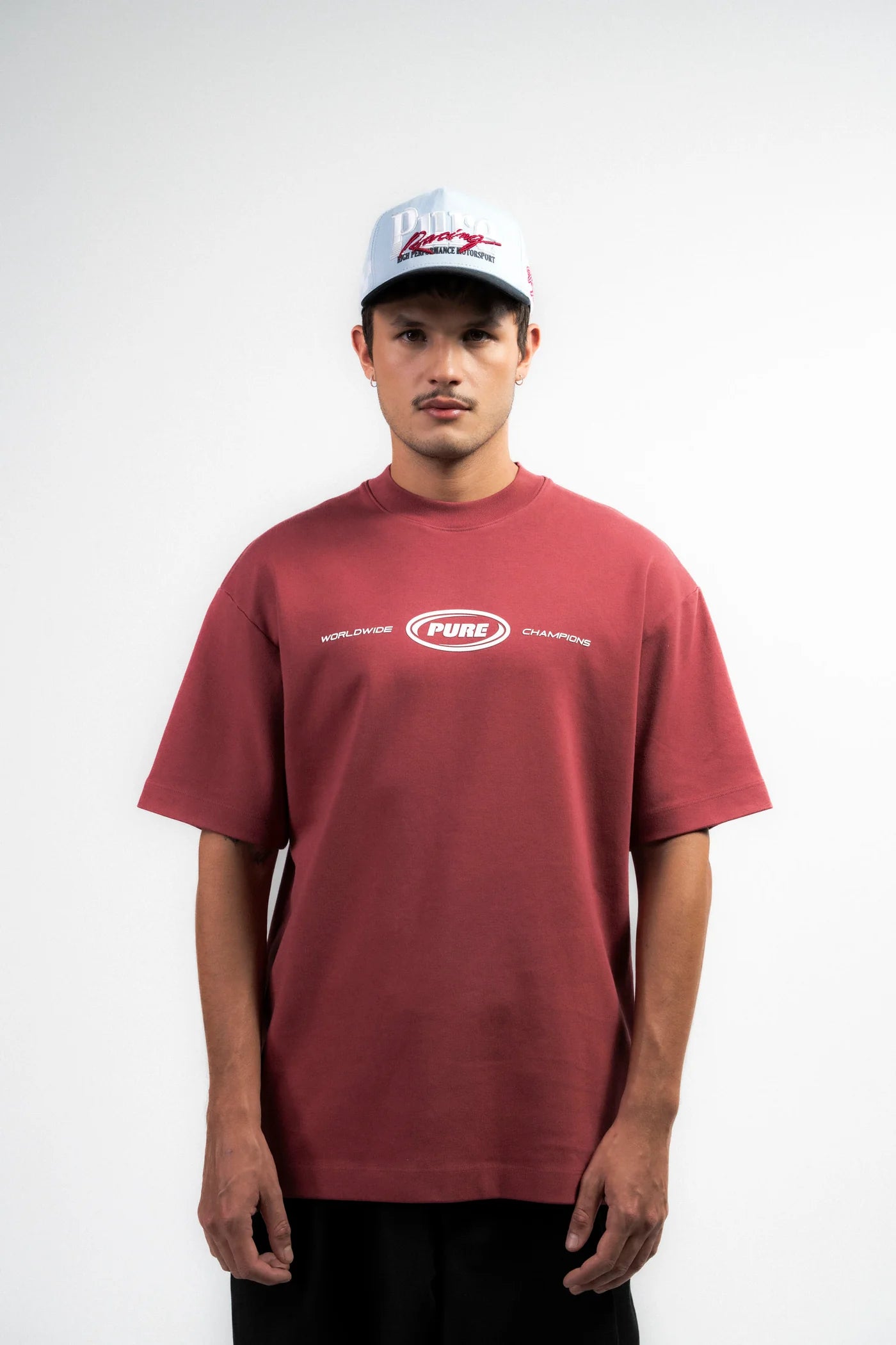 OVERDRIVE BURGUNDY OVERSIZED PURE