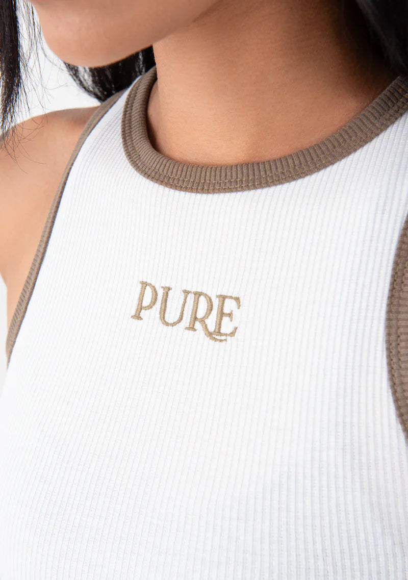 ATELIER CROP TOP MARFIL PURE
