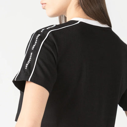 JANAN CROP TOP BLACK MONASTERY