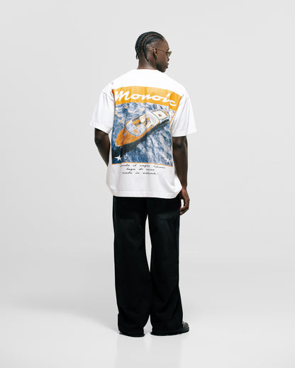 Camiseta Oversized Di Como Blanco Hueso MONOIC