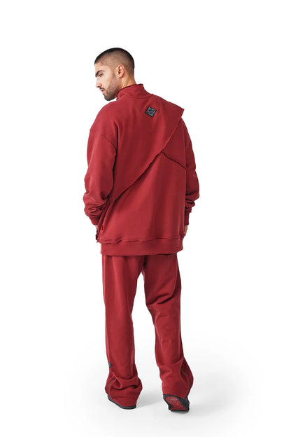 DISTRUTTO HOODIES BURGUNDY CLEMONT
