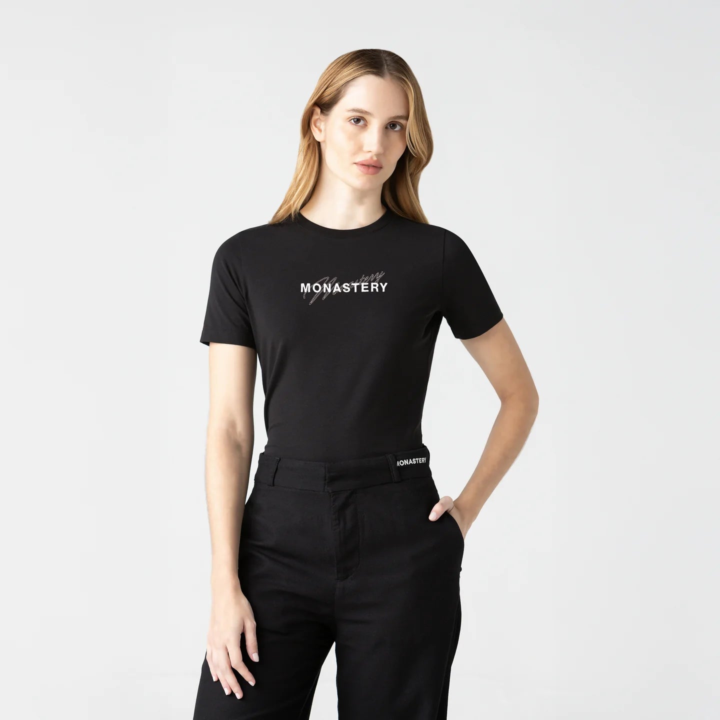 DOMINICA T-SHIRT BLACK MONASTERY