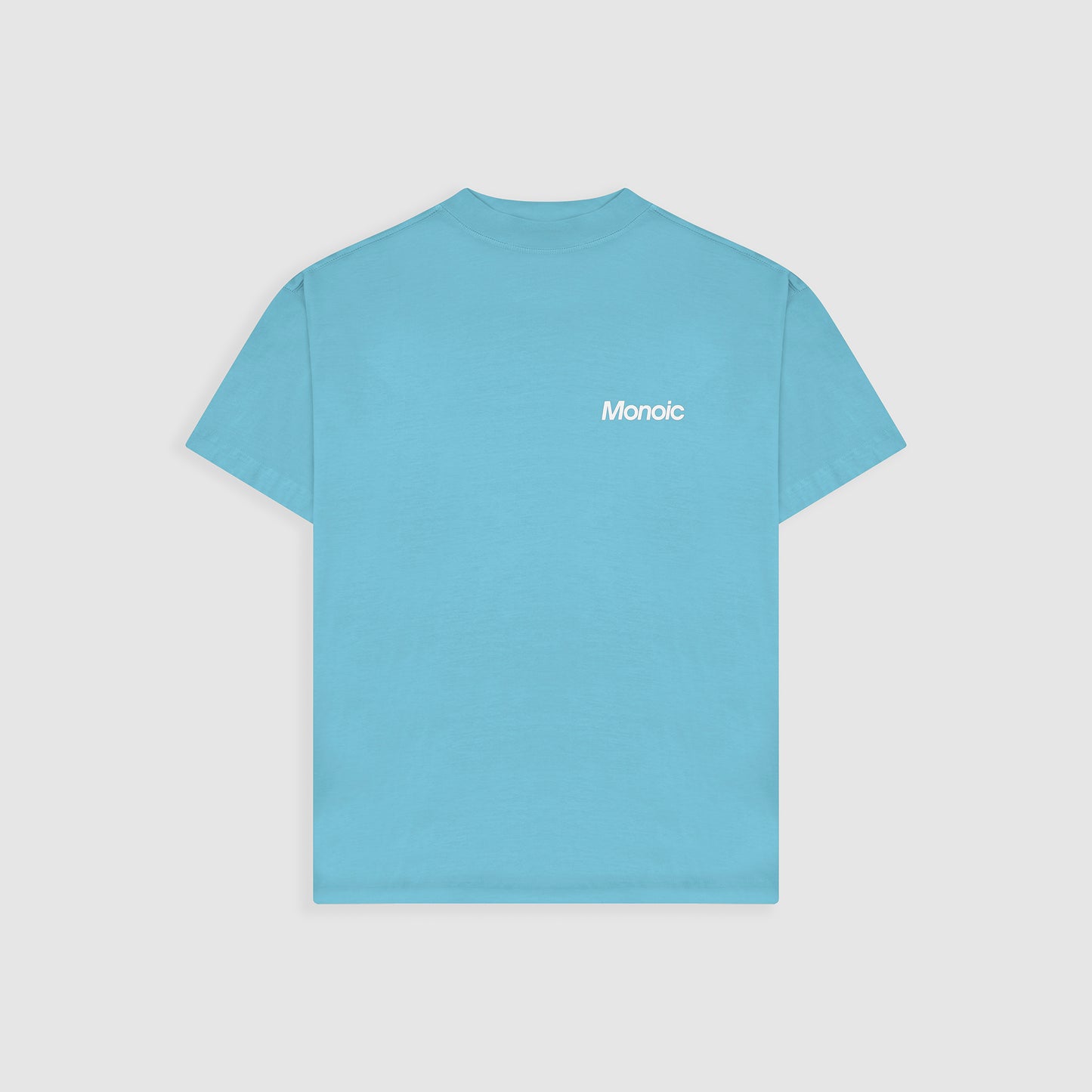 Camiseta Logo Oversized V4 - Azul Claro MONOIC