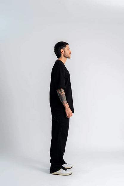 PATCH SEMI OVERSIZED T-SHIRT AURUM