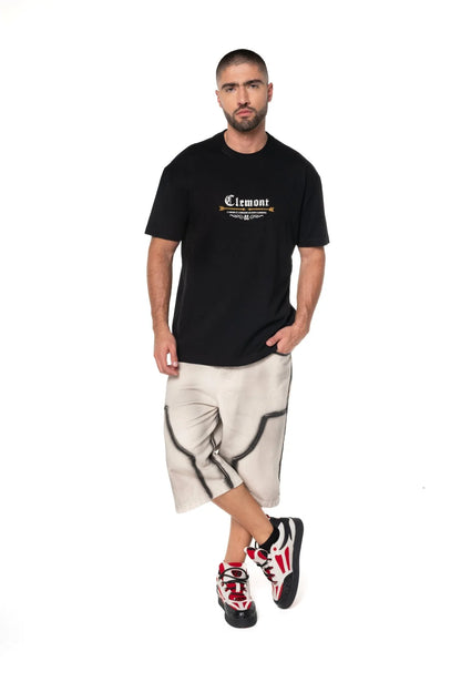 TATTILE TSHIRT NEGRO CLEMONT