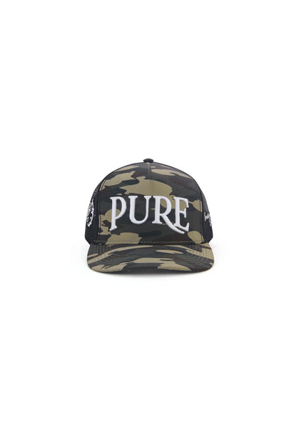 RUSTIC CAMOUFLAGED CAP PURE