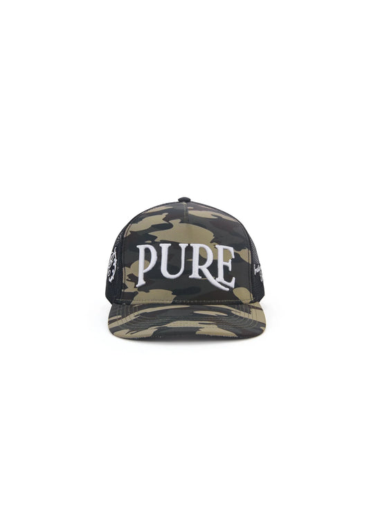 RUSTIC CAMOUFLAGED CAP PURE