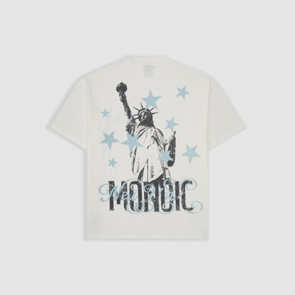 NY FREEDOM BOXY FIT WHITE MONOIC