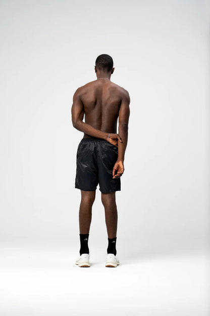 GRIM BLACK SHORTS AP CROWN