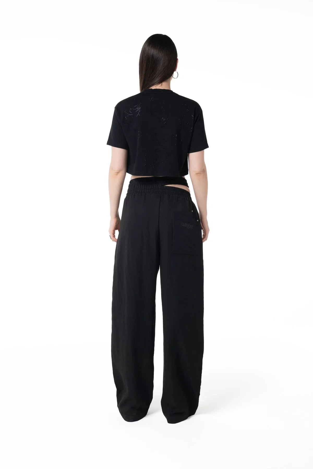 ANNEGARE CROP TOP NEGRO CLEMONT