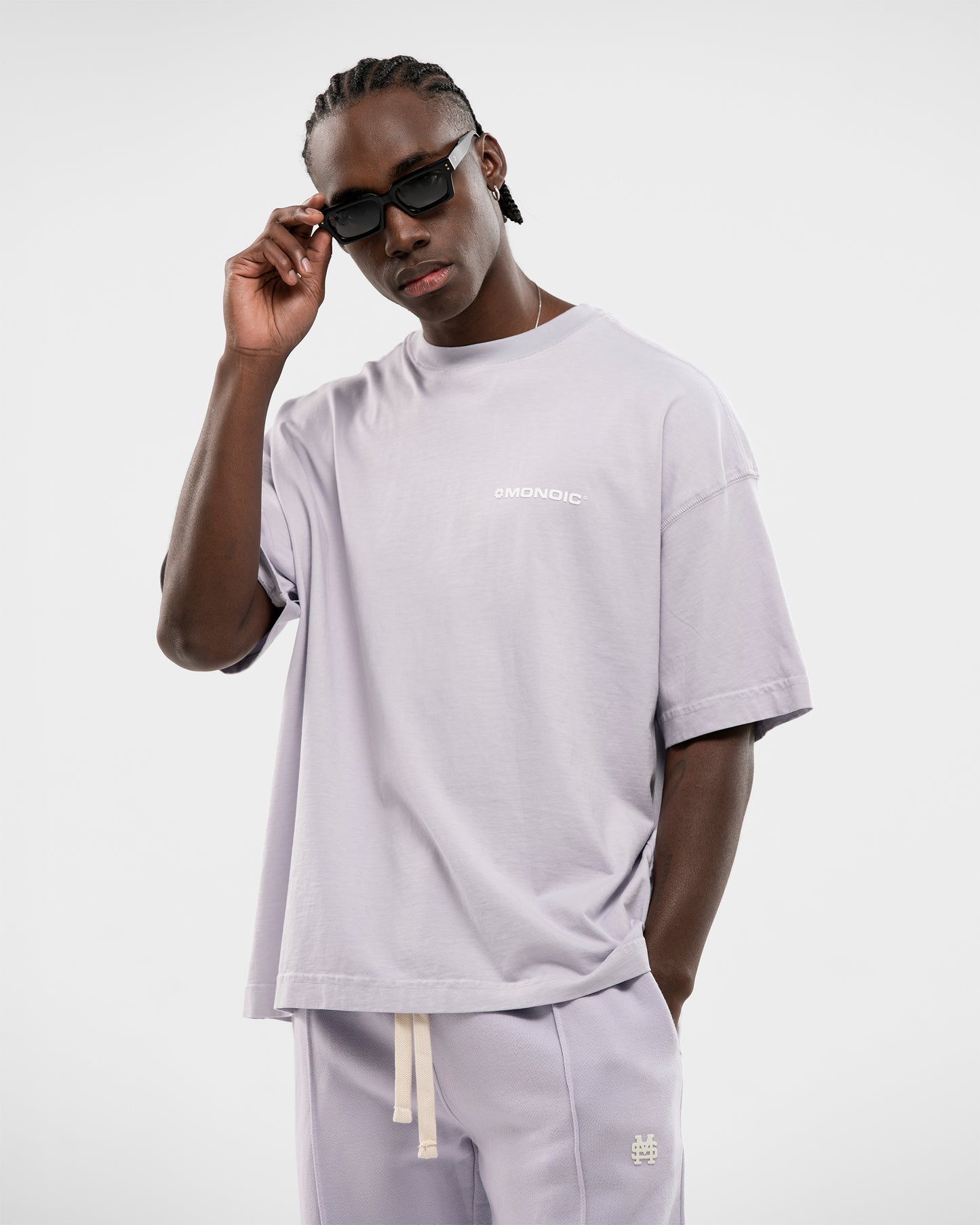 CAMISETA OVERSIZED BÁSICA V2 LILA MONOIC