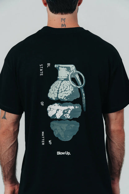 Regular Fit T-Shirt Black Blow Up