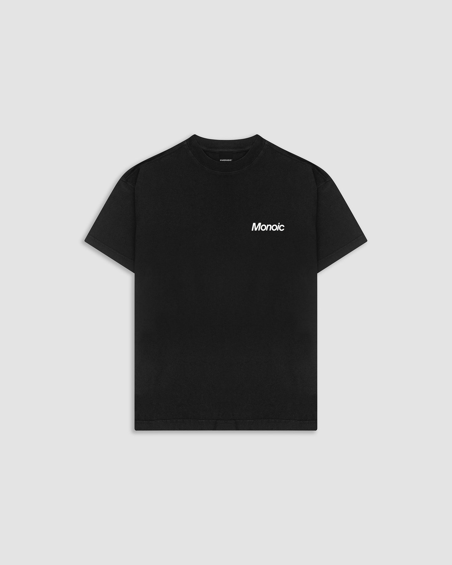 CAMISETA LOGO OVERSIZED V2 NEGRO MONOIC