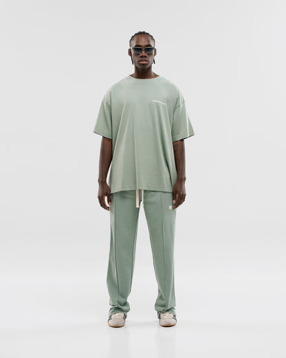 CAMISETA OVERSIZED BÁSICA V2 VERDE MENTA MONOIC